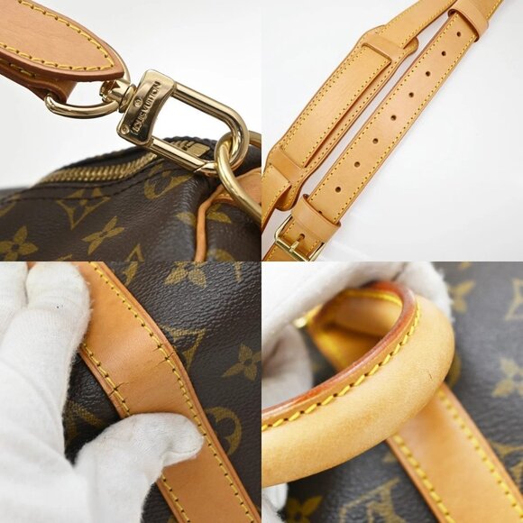 LOUIS VUITTON Keepall Bandouliere 50 2Way Hand Bag Monogram Brown - Picture 15 of 16